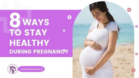 8 Ways To Stay Healthy During Pregnancy Youtube