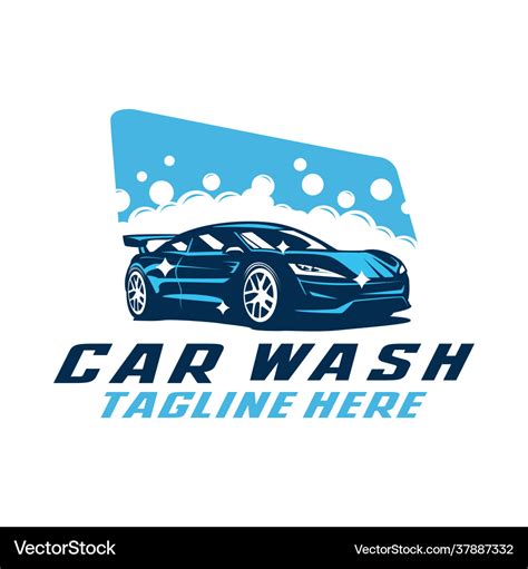 Car wash logo Royalty Free Vector Image - VectorStock