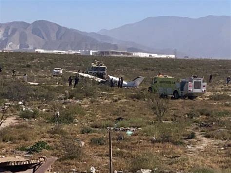 Abren carpeta de investigación por accidente de avioneta en Ramos