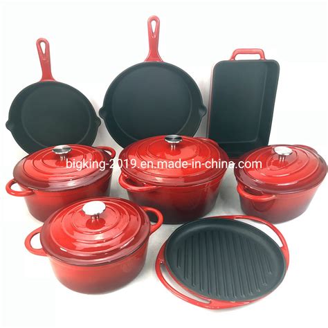 Non Stick Cast Iron Cookware Set Used Pots And Pans Sale Cookware Set