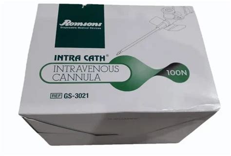 Polypropylene Pp Romsons Intra Cath Intravenous Cannula For Hospital