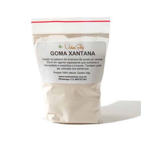 Goma Xantana Em P Para Incenso Espessante Xantana Natural Puro