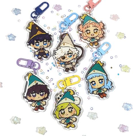 Witch Hat Atelier Keychain Coco Tetia Richeh Agott Qifrey And