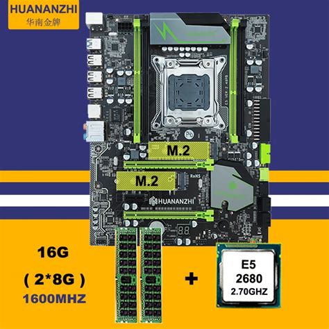 Huananzhi X79 Super Motherboard Gaming Set Dual M 2 Ngff Nvme Ssd Slot