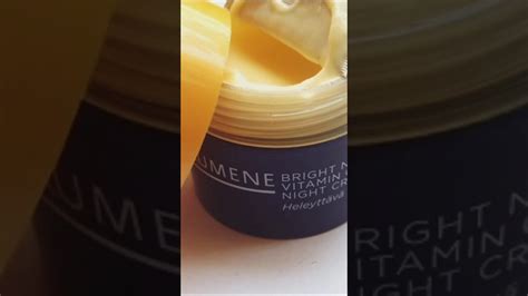 Lumene Bright Now Vitamin C Night Cream Review Review Yotubeshorts