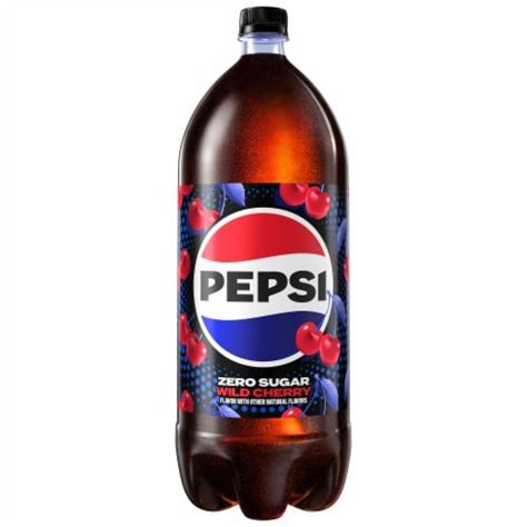 Pepsi Cola Wild Cherry Zero Sugar Soda Bottle Liter Kroger