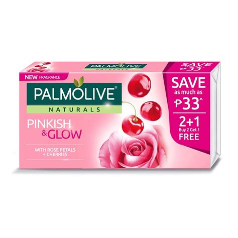 Palmolive Naturals Pinkish Glow Beauty Bar Soap With Rose Petals