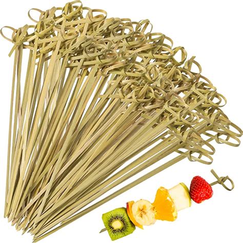 Amazon Meanplan 1000 Pcs Bamboo Cocktail Picks 4 72 Inch Bamboo