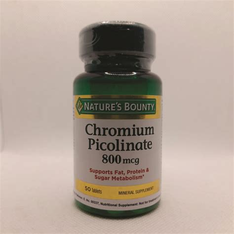 Natures Bounty Chromium Picolinate Mcg Sigma Pharma