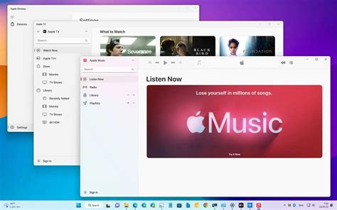 apple  tv devices apps arrive  windows  pureinfotech