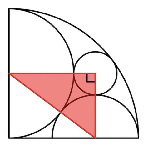 Geometry Showing That The Centers Of Two Semicircles And A Circle