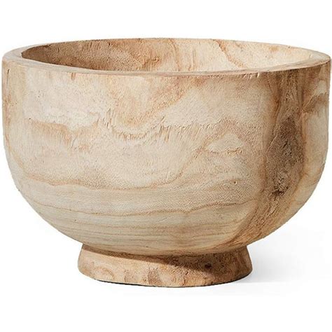 Millwood Pines Nason Wood Decorative Bowl Reviews Wayfair