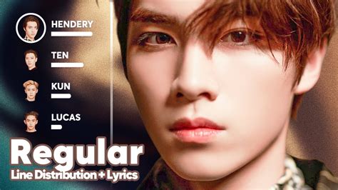 Wayv Regular Line Distribution Lyrics Karaoke Patreon Requested