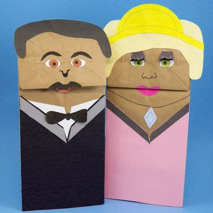 Tenor And Diva Paper Bag Hand Puppets Paper Owls Pink Paper Colored