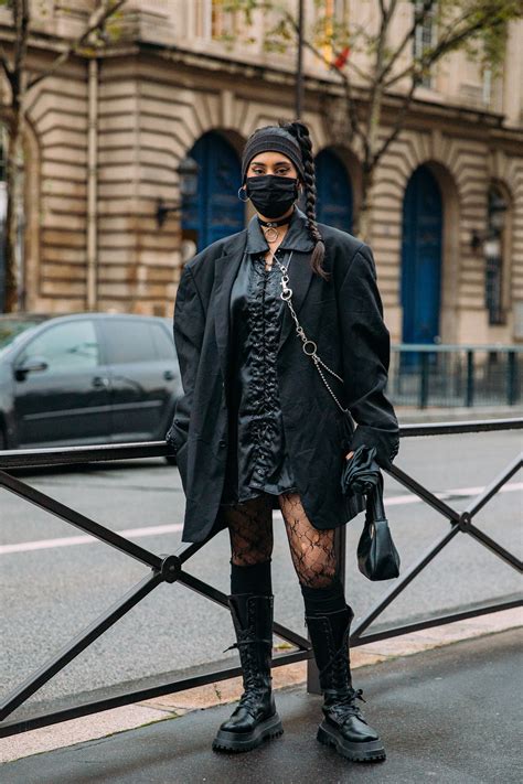 The Street Style Way to Go Goth This Halloween | Vogue