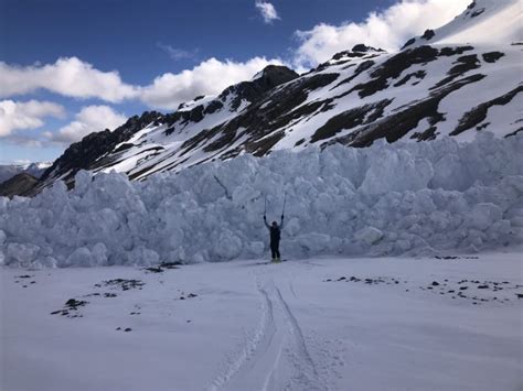 First Creek Gamack Range Mt Cook National Park Ski Touring New Zealand