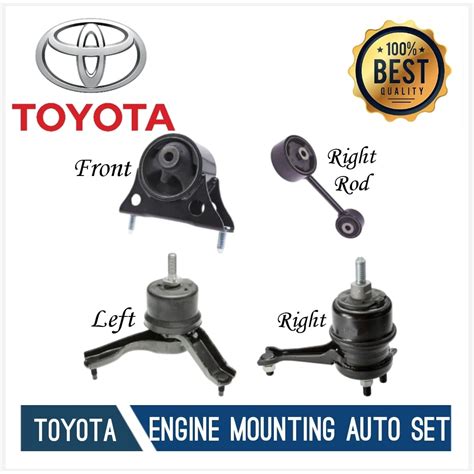 Toyota Engine Mounting Auto Set For Toyota Harrier Acu10 24l 1997 2008