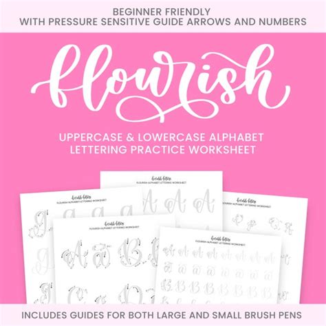 Flourish Alphabet - Etsy