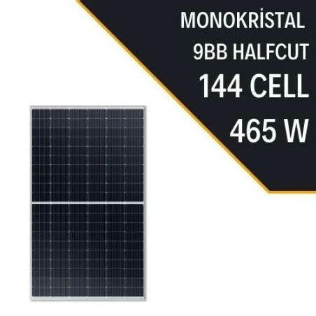 W Bb Half Cut Monokristal G Ne Panel Solar Panel