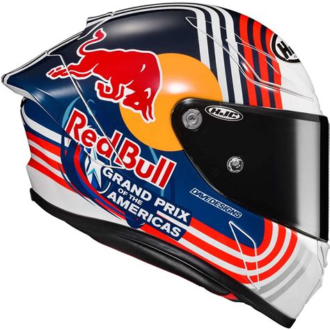 Casco Moto Integrale Hjc Rpha Red Bull Austin Gp Mc Vendita Online