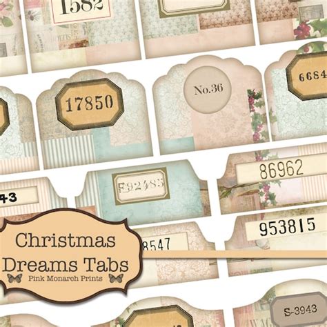 Junk Journal Kit Junk Journaling Christmas Digital Christmas Etsy