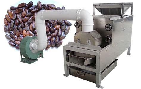 Automatic Cocoa Bean Peeling Machine For Cacao Powder Production