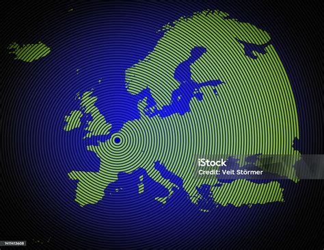 A Modern Map Of Europe Stock Illustration - Download Image Now - Art ...