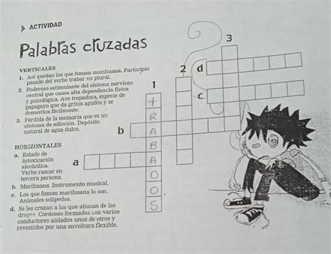 por favor me podrían ayudar con este crucigrama alumnos