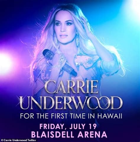 Carrie Underwood Announces She Will Be Playing Her First Ever Concert In Hawaii At The Blaisdell