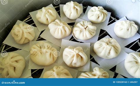 Chinese Steamed Buns Homemade Stock Image - Image of gourmet, cooking ...