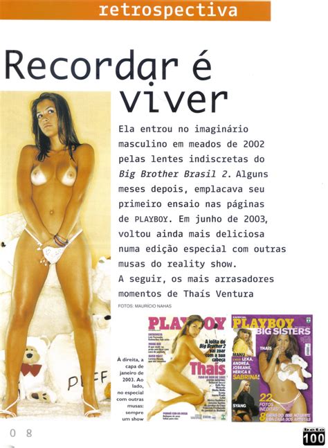 Klbr Thais Ventura Do Bbb Na Playboy