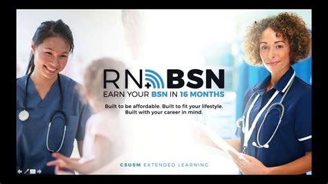 Rn To Bsn Program Info Session Cal State San Marcos Youtube