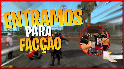 GTA RP ENTREI PRA FACÇÃO INICIEI NA VIDA DO CRIME GTA 5 RP FIVEM