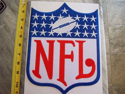 Original Nfl Football Patchesnfl Very Very Large 8 14 X 11 Inches