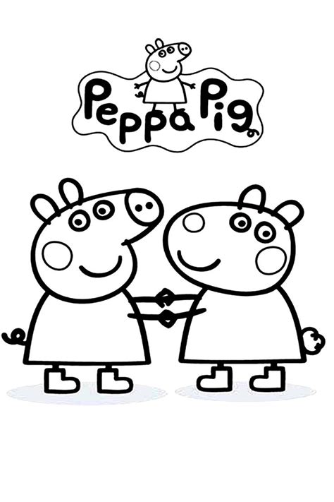 50+ Peppa Pig Coloring Pages For Kids | Peppa pig coloring pages, Coloring pages for kids, Cute ...