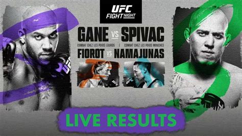 Ufc Paris Live Gane Vs Spivak Livestream Full Fight Night Companion