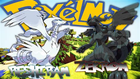 MINECRAFT PIXELMON I CAUGHT A LEGENDARY RESHIRAM AND SHINY ZEKROM