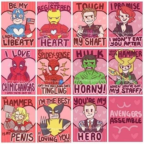 The Avengers Valentine S Day Initiative Marvel Valentines Superhero