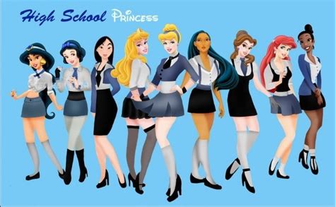 Princesses as high school students - Disney Princess Photo (36158926 ...