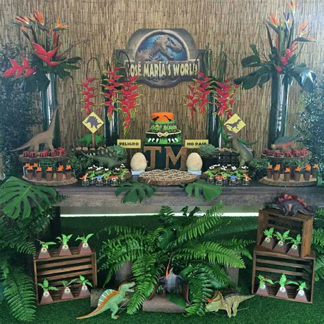 Pin By Rodrigo Giron On Dino Dinosaur Birthday Party Decorations Jurassic Park Birthday