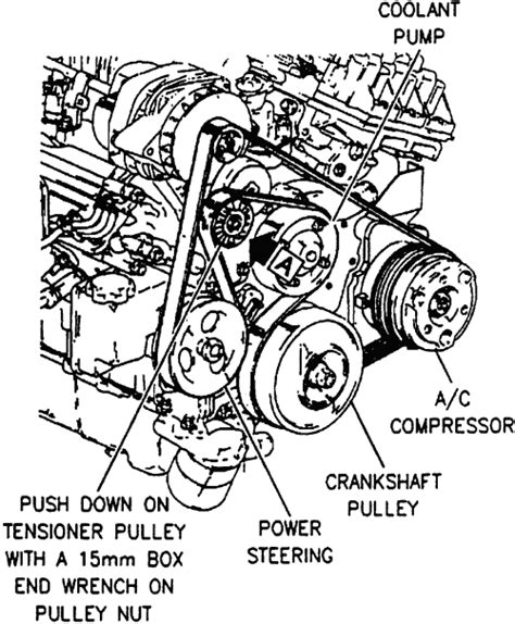 Serpentine Belt Diagram Engine