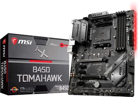 Customer Reviews Msi B450 Tomahawk Socket Am4 Usb 3 1 Gen 1 Amd Motherboard With Led Lighting