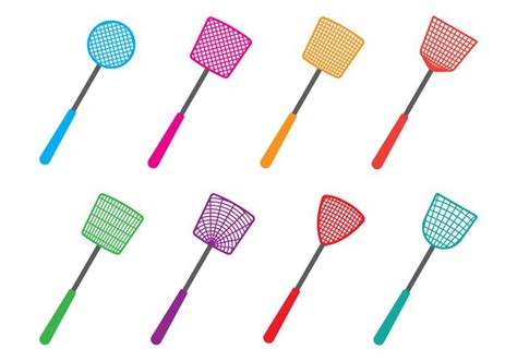 Fly Swatter Vector 142465 Vector Art at Vecteezy