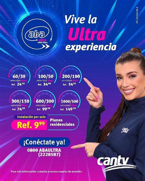 Estos Son Los Precios De Los Planes De ABA Ultra De CANTV Por Fibra