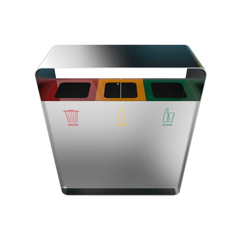 ARIZARO SST attractive design recycle waste bins in stainless steel ...