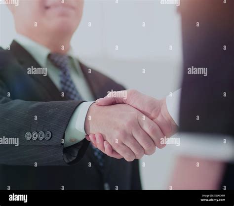 Success Concept In Business Handshake Of Business Partners Stock