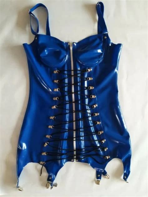 LATEXSTRUMPFHOSE RUBBER GUMMI Korsett Ganzanzug Corset Kostüm Zentai 0