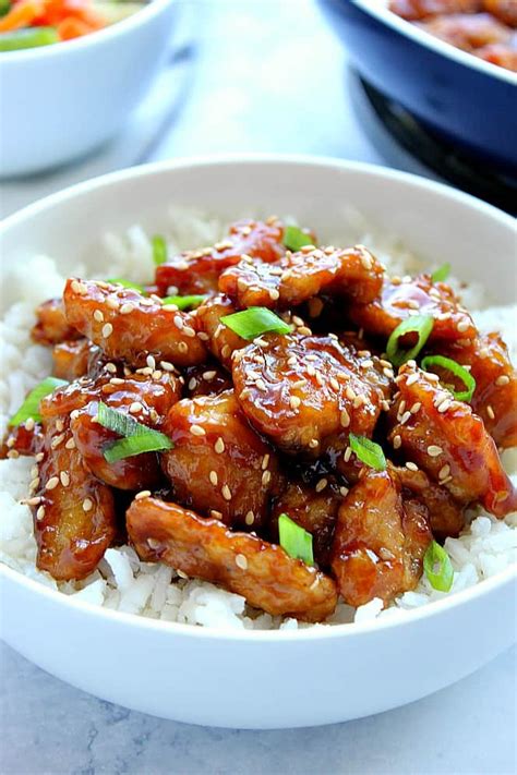 Easy Sesame Chicken Recipe Crunchy Creamy Sweet