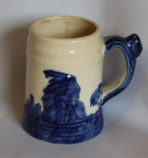 Bargain John S Antiques Antique Old Sleepy Eye Stoneware Pottery Mug