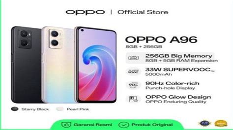 Spesifikasi Dan Harga Terbaru Hp Oppo A96 Desember 2023